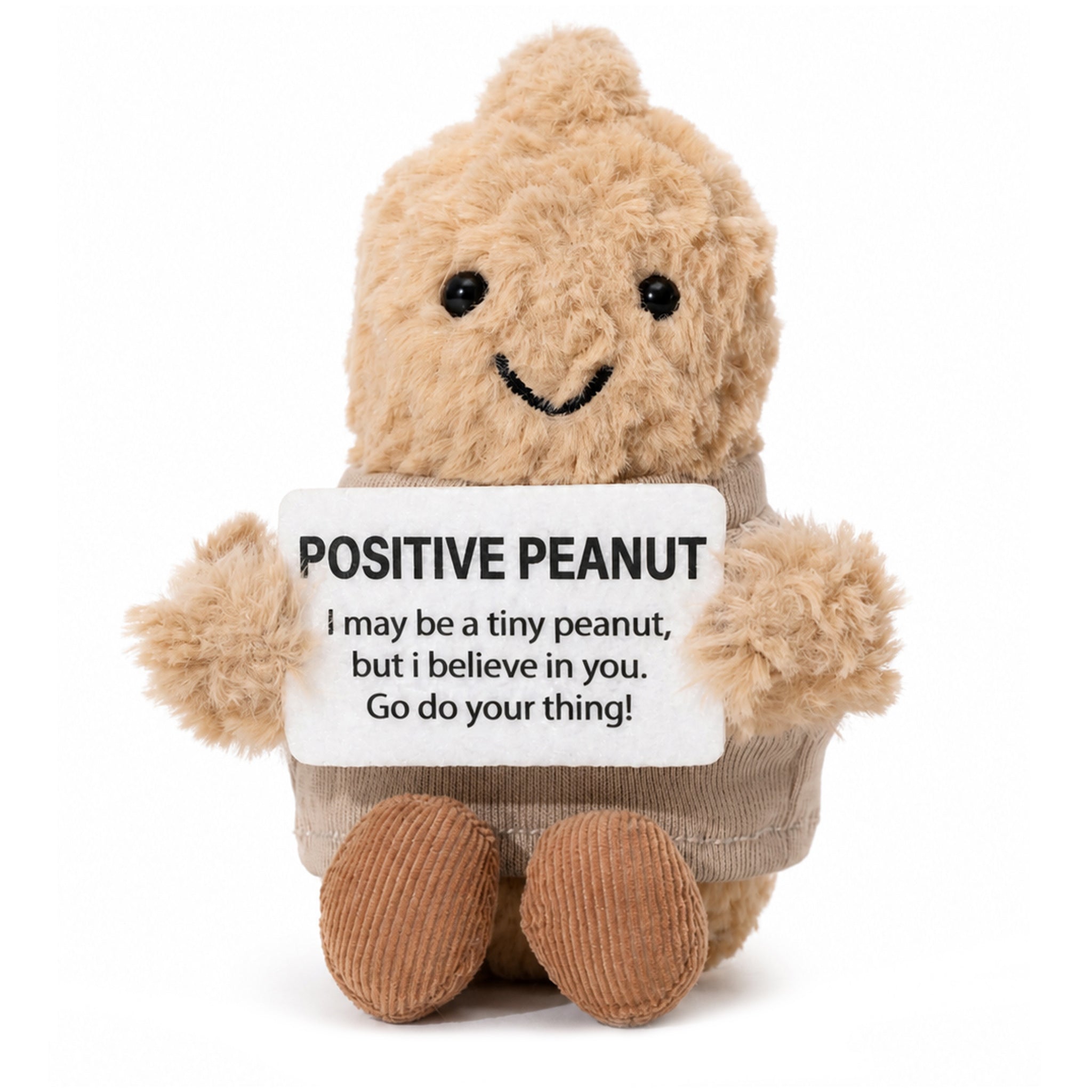 Magic Arms Vest Outfit with Encouragement Sign – Jellycat Peanut Compatible