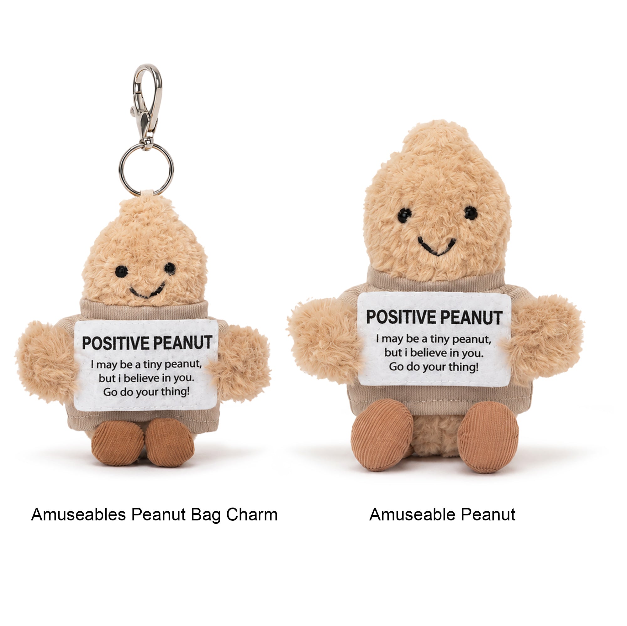 Magic Arms Vest Outfit with Encouragement Sign – Jellycat Peanut Compatible