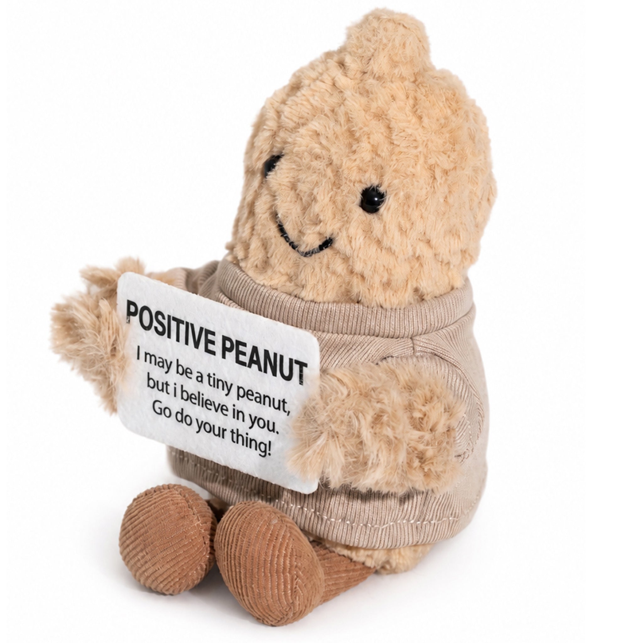 Magic Arms Vest Outfit with Encouragement Sign – Jellycat Peanut Compatible