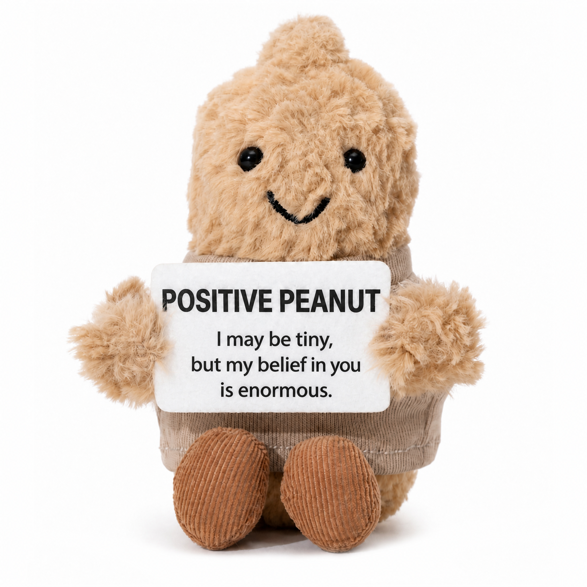Magic Arms Vest Outfit with Encouragement Sign – Jellycat Peanut Compatible