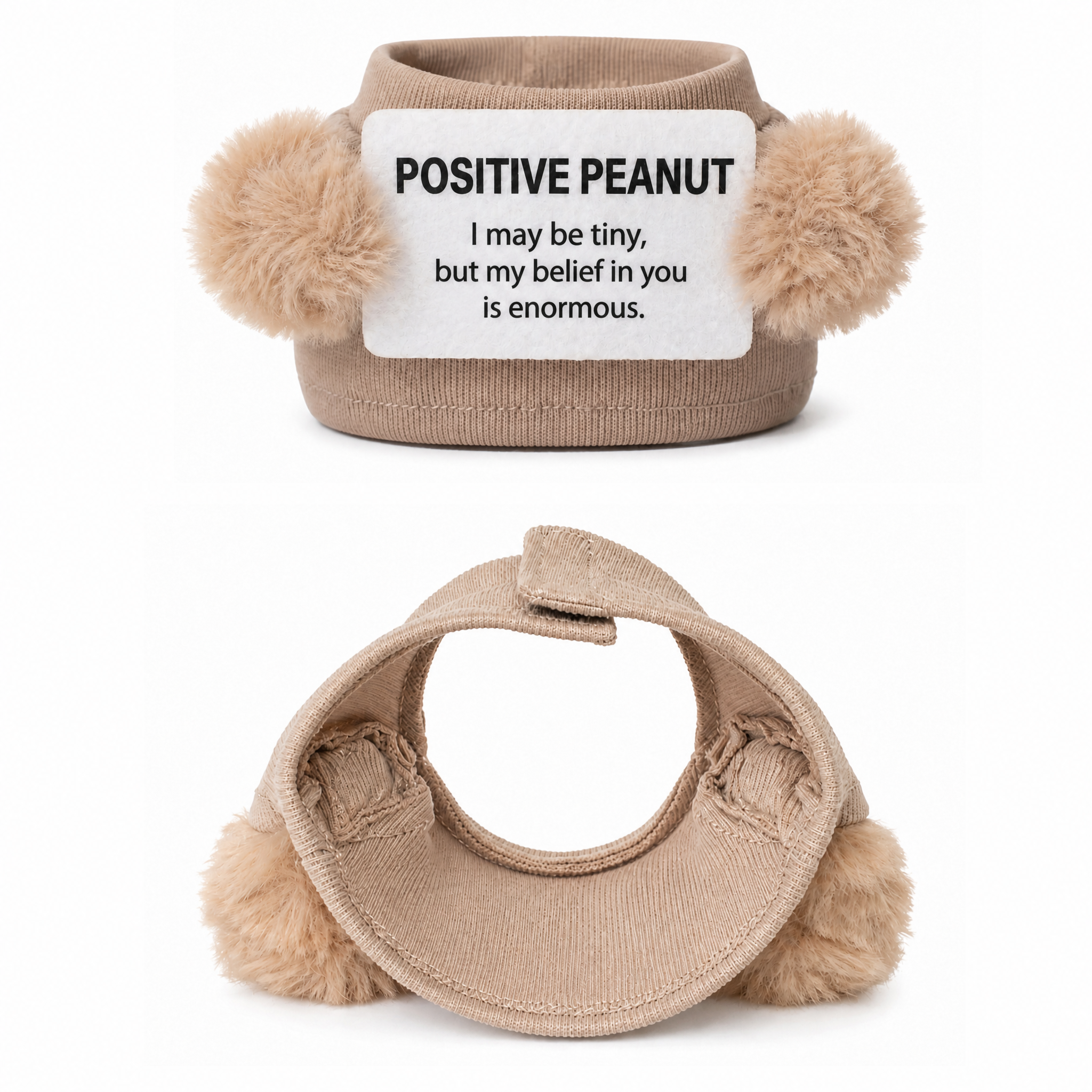 Magic Arms Vest Outfit with Encouragement Sign – Jellycat Peanut Compatible